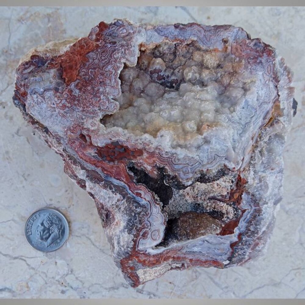 laguna lace agate crystal chunk 01 Protection Grounding - Picture 4 of 8